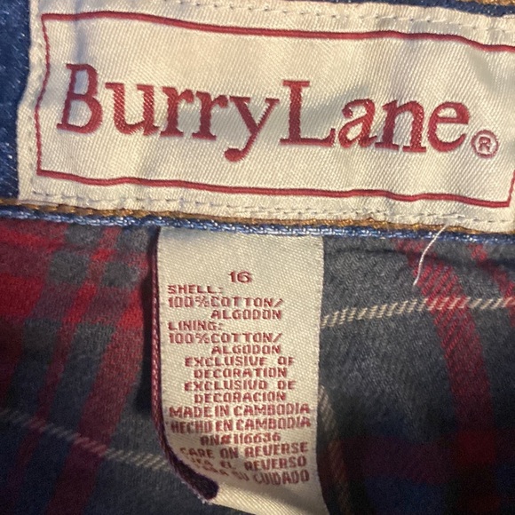 🍍BURRY LANE🍍SIZE 16🍍FLANNEL LINING 🍍28” inseam🍍@18 - Picture 3 of 4